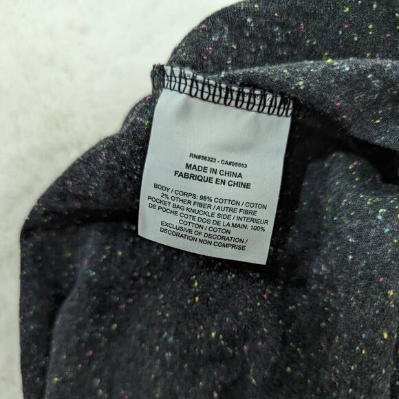 Nike Youth Girl Large Grey Multi Color Specks Short Sleeve Shorts Romper Pockets - Picture 6 of 6